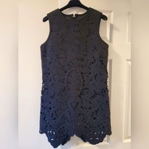 A Stunning Black Lace-like Dress